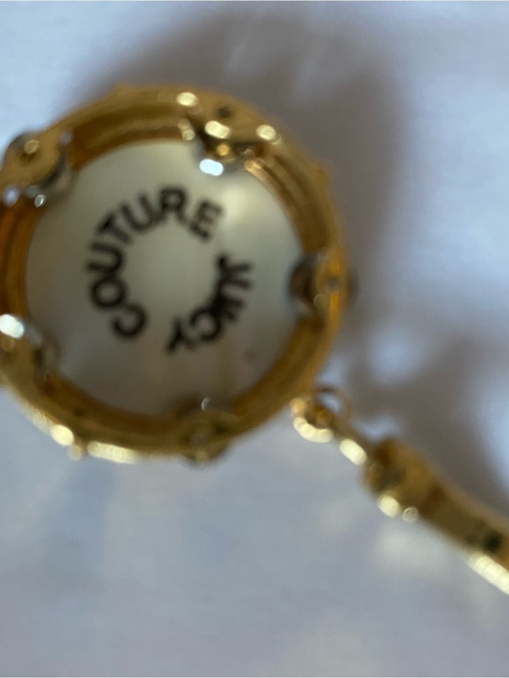 Juicy Couture Gold-Tone Tambourine Charm - Picture 4 of 4